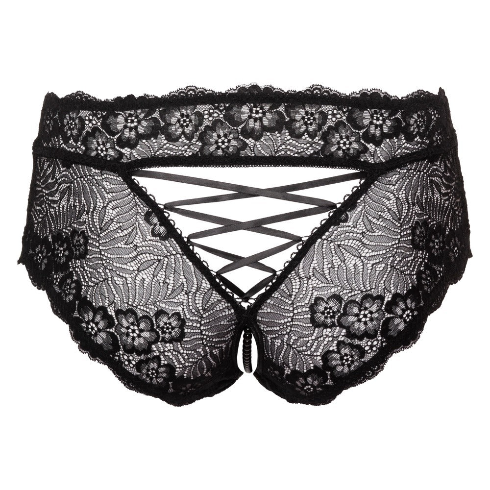 cottelli curves panties featuring a delicate pearl chain detail, designed for women