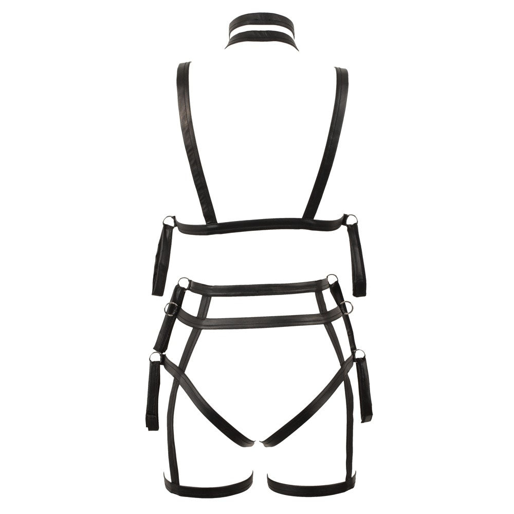 Bad Kitty two-piece bondage set in a sleek, matt finish, from our bodies and playsuits range.