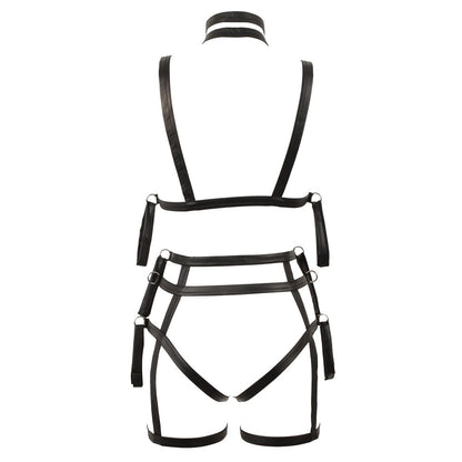Bad Kitty two-piece bondage set in a sleek, matt finish, from our bodies and playsuits range.