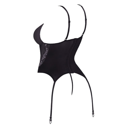 Cottelli Collection basque and thong set with delicate lace detailing, a sexy lingerie choice.