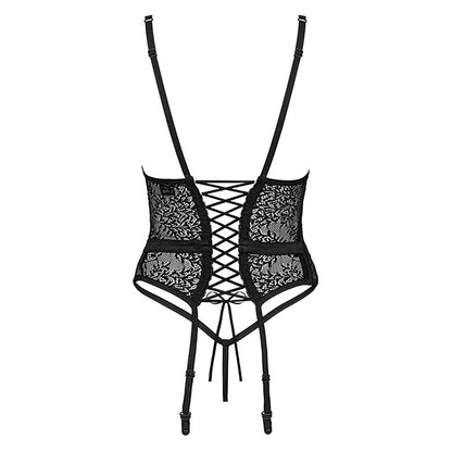 Obsessive Yaskana corset set, black basque and suspenders, a tantalising lingerie choice.