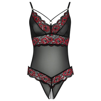 Cottelli crotchless body with delicate lace detailing, perfect for adding a touch of allure.