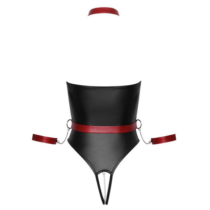 cottelli bondage body with harness, a daring and alluring basque for provocative nights