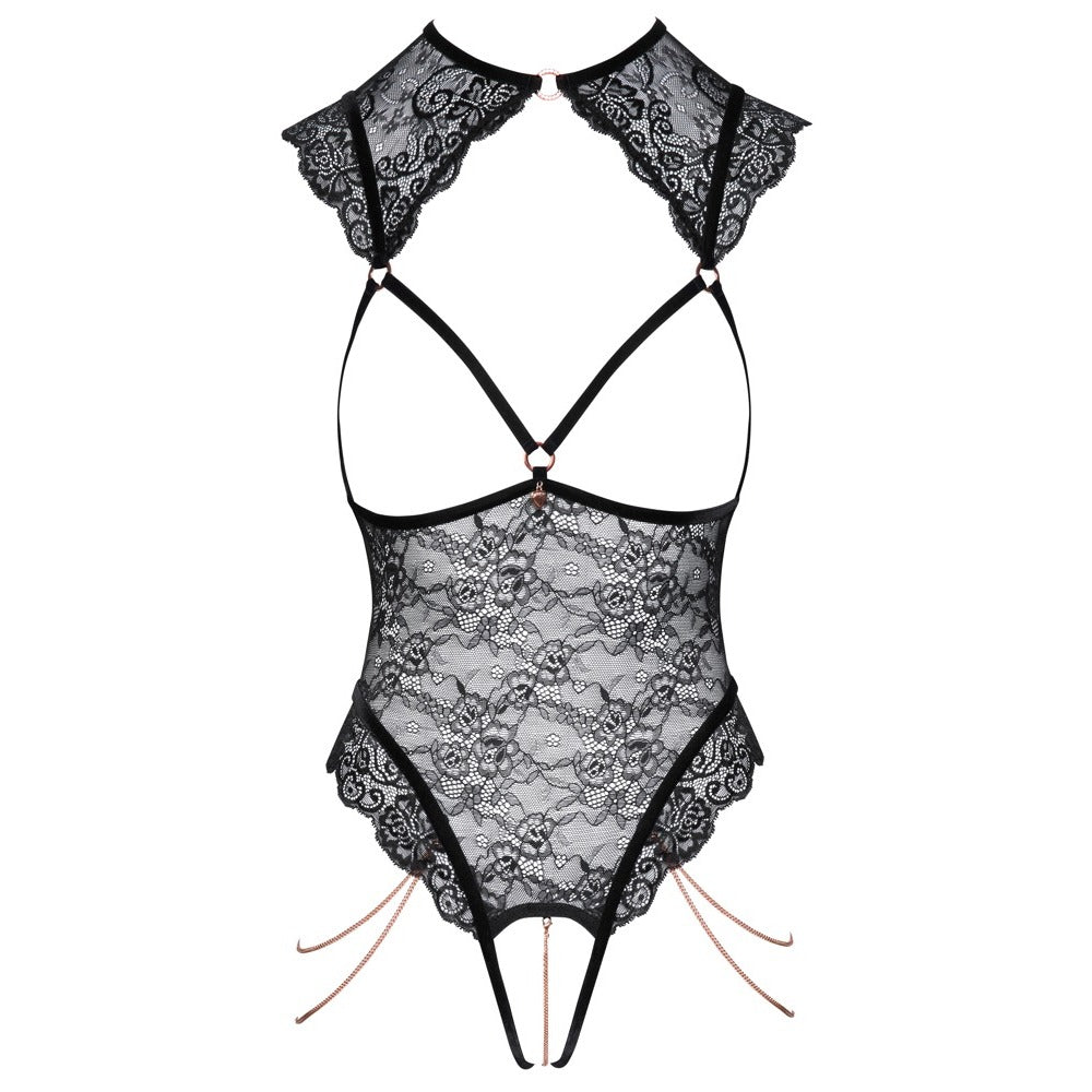 Abierta Fina open lace body in a delicate, sheer design. Perfect for layering.