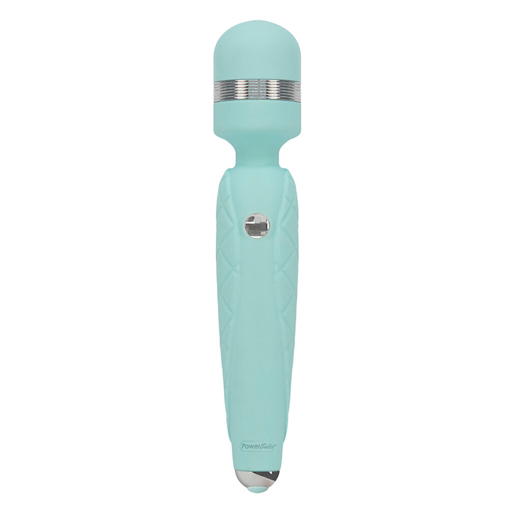 The Pillow Talk cheeky wand massager, a sleek and playful personal pleasure device.