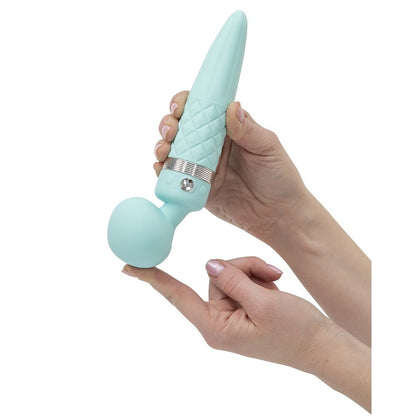 Pillow Talk sultry wand massager, purple silicone with a smooth finish, designed for intimate use.