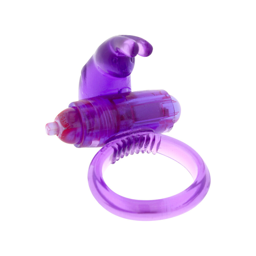Seven Creations rabbit-shaped vibrating cockring made from ultra-soft material for enhanced pleasure during intimacy.