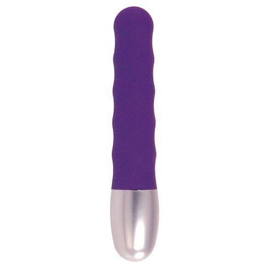 Seven Creations discreet ribbed mini vibrator, a personal pleasure device for intimate moments.