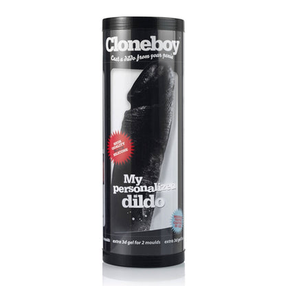 Cloneboy cast your own black dildo kit, mould for creating a personal adult toy.