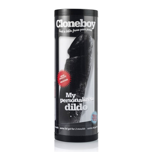 Cloneboy cast your own black dildo kit, mould for creating a personal adult toy.