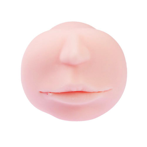 Utensil Race mouth of truth masturbator, realistic flesh-toned interior, for solo pleasure.