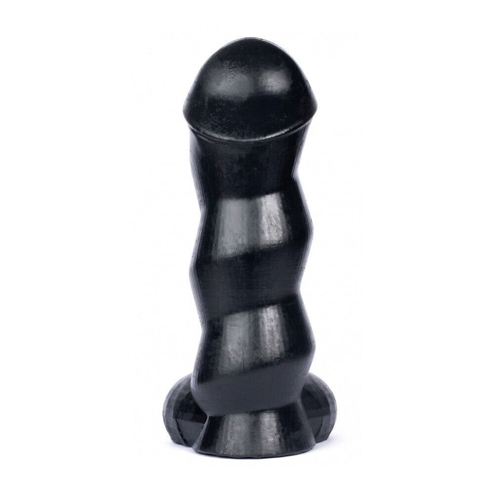 Silver hunglock yale dildo from various toy brands, a textured and realistic pleasure toy.