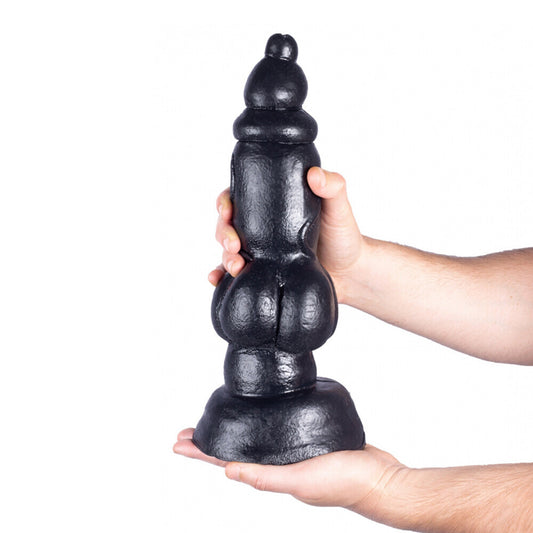 Textured maroon dog dildo from various toy brands, a fun addition to other dildos.