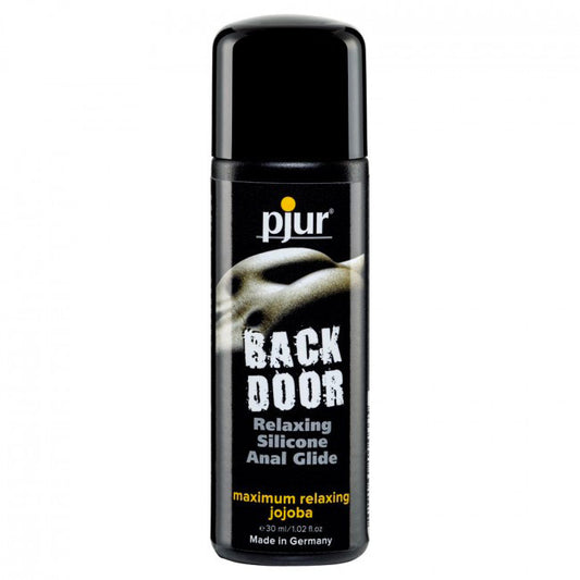 Pjur Backdoor Transparent 30ml anal lubricant, clear gel in a small bottle.