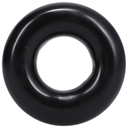 doc johnson the donut 3x love ring in hard-wearing, textured clear material