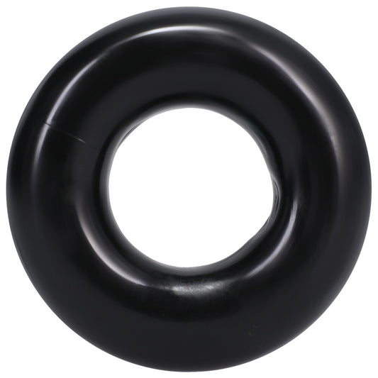 doc johnson the donut 3x love ring in hard-wearing, textured clear material
