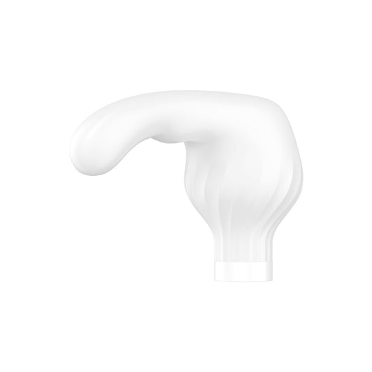 Satisfyer Double Wander in soft mauve, a dual-stimulation app-enabled pleasure wand.
