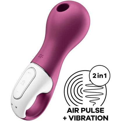 Rose-gold clitoral stimulator and vibrator from Satisfyer, with air pulse technology for added pleasure.
