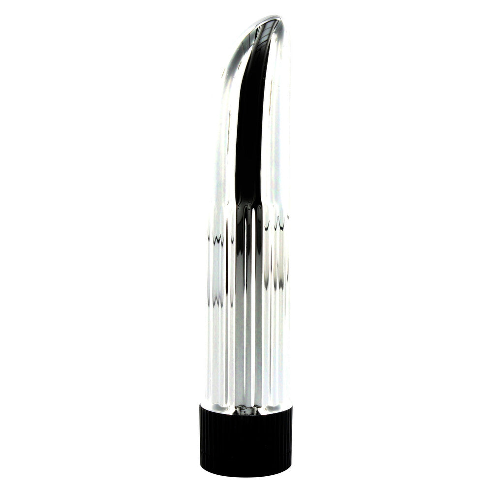 Seven Creations lady finger mini vibrator in silver, a discreet pleasure toy.