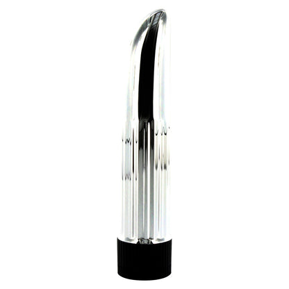 Seven Creations lady finger mini vibrator in silver, a discreet pleasure toy.