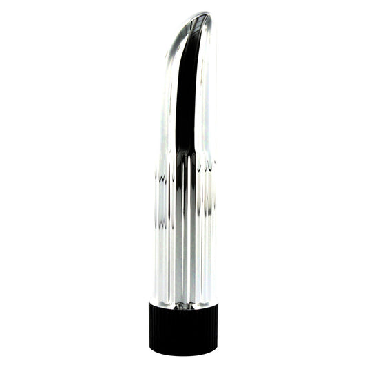 Seven Creations lady finger mini vibrator in silver, a discreet pleasure toy.
