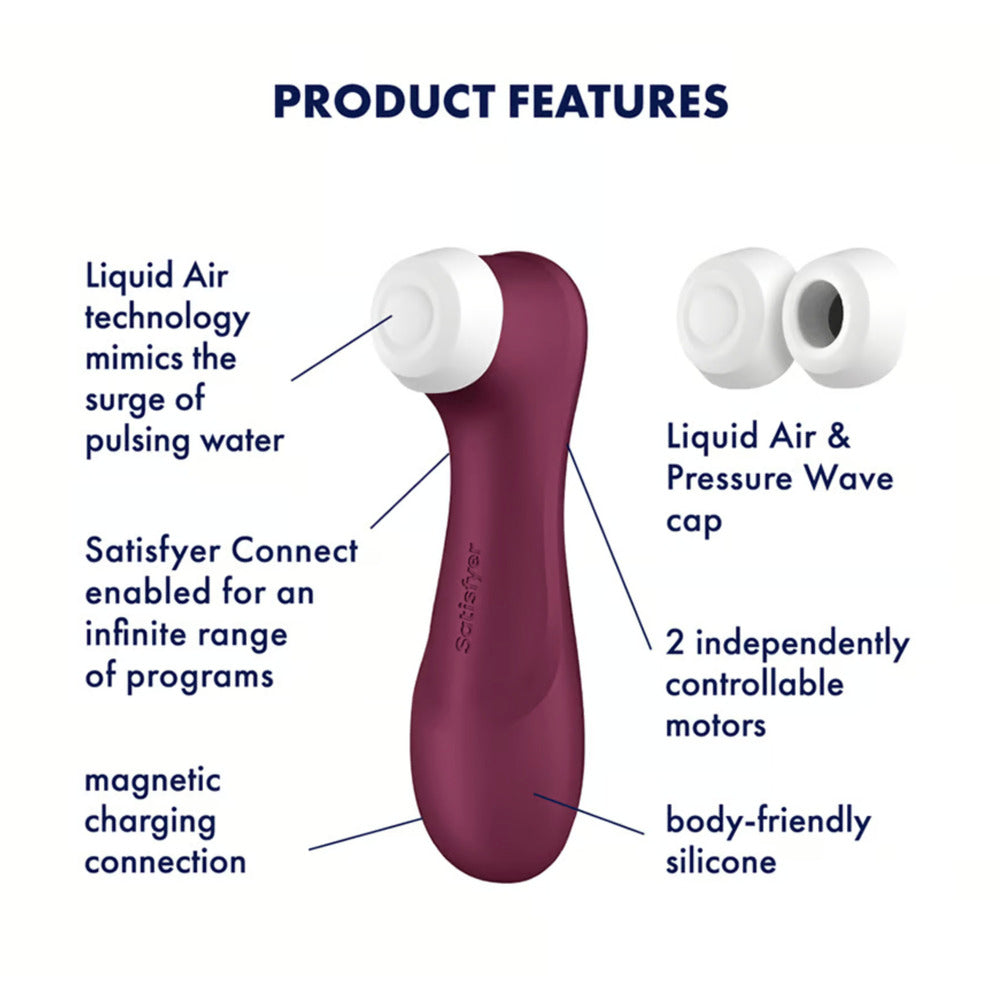 Satisfyer Pro 2 Generation 3 clitoral stimulator in a smooth, ergonomic design