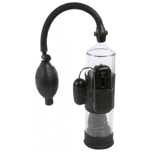 The lust buster vibrating vacuum pump with 7.5 cylinder for penis enlargement.