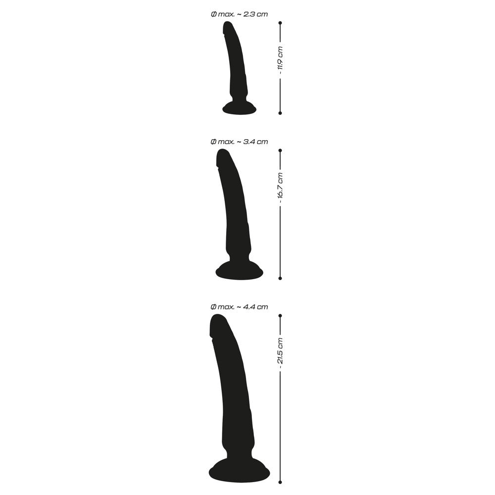 A set of clear blue glass anal training butt plugs from you2toys.