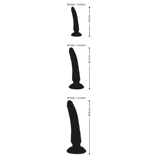 A set of clear blue glass anal training butt plugs from you2toys.