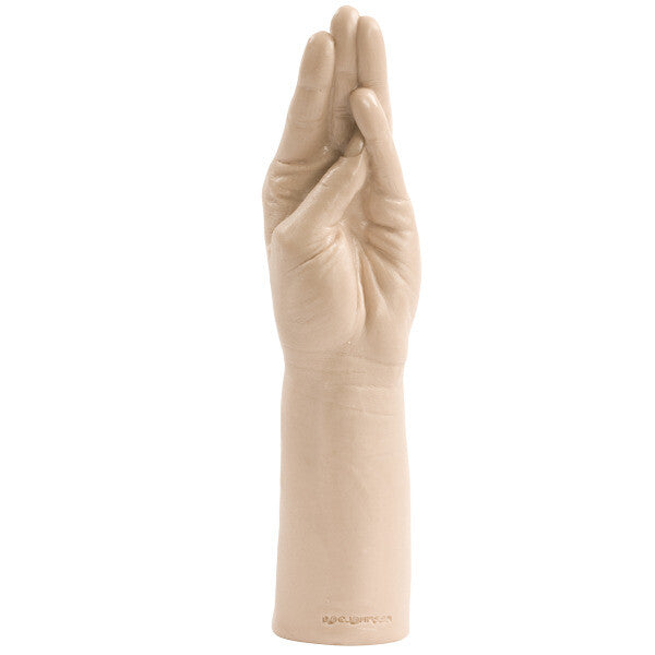 Doc Johnson Belladonnas Magic Hand dildo, realistic flesh-toned silicone, lifelike details for satisfying pleasure.