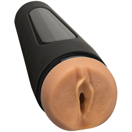 Doc Johnson Blair Williams Main Squeeze masturbator, flesh-coloured and ribbed for extra pleasure.
