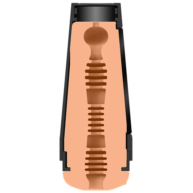 Doc Johnson Blair Williams Main Squeeze masturbator, realistic flesh-coloured texture with ergonomic design