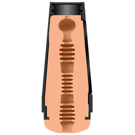 Doc Johnson Blair Williams Main Squeeze masturbator, realistic flesh-coloured texture with ergonomic design