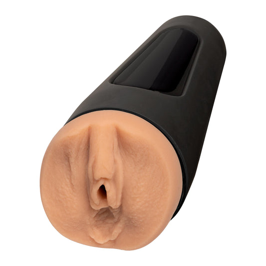Doc Johnson Julia Ann Main Squeeze masturbator, realistic flesh-toned texture for intimate play.
