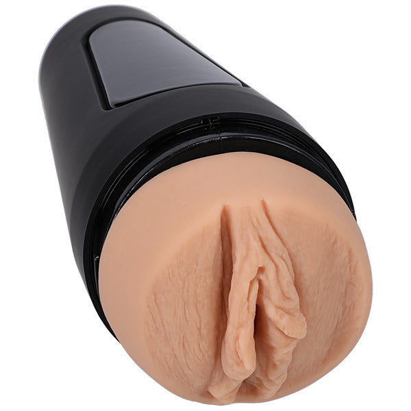 doc johnson kylie rocket masturbator, flesh-toned ultraskyn material, for solo adult pleasure.