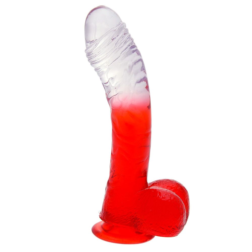 lazy buttcock 6.5 inch penis dildo from nmc ltd, realistic, flesh coloured silicone.