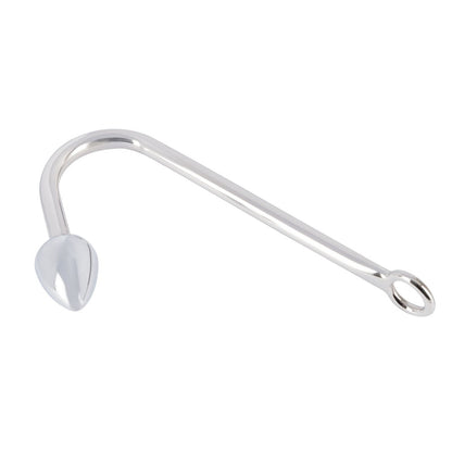 Silver aluminium bondage hook for restraint play, a you2toys product with smooth finish.