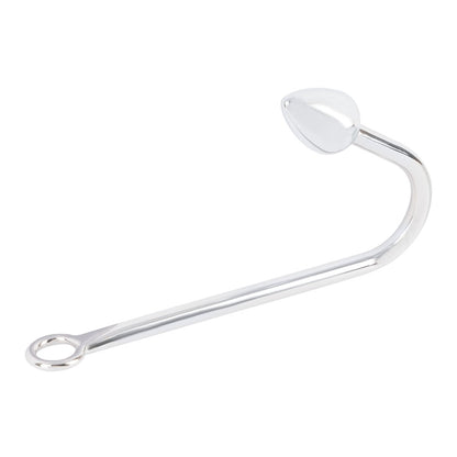 Shiny silver aluminium bondage hook, part of a restraints collection by you2toys