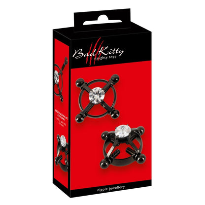 Bad Kitty body jewellery, sparkly star-shaped nipple covers with a shiny, alluring finish