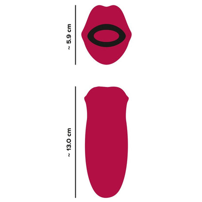 You2Toys moving lips vibrator with clitoral stimulator, pink silicone for oral pleasure