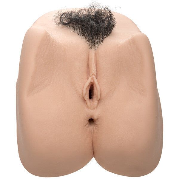 Sasha Grey Ultraskyn vibrating sex toy with dual entry, for pleasure and play.