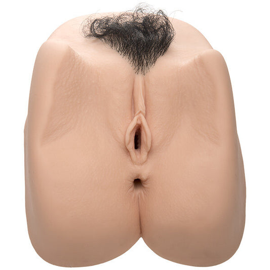 Sasha Grey Ultraskyn vibrating sex toy with dual entry, for pleasure and play.