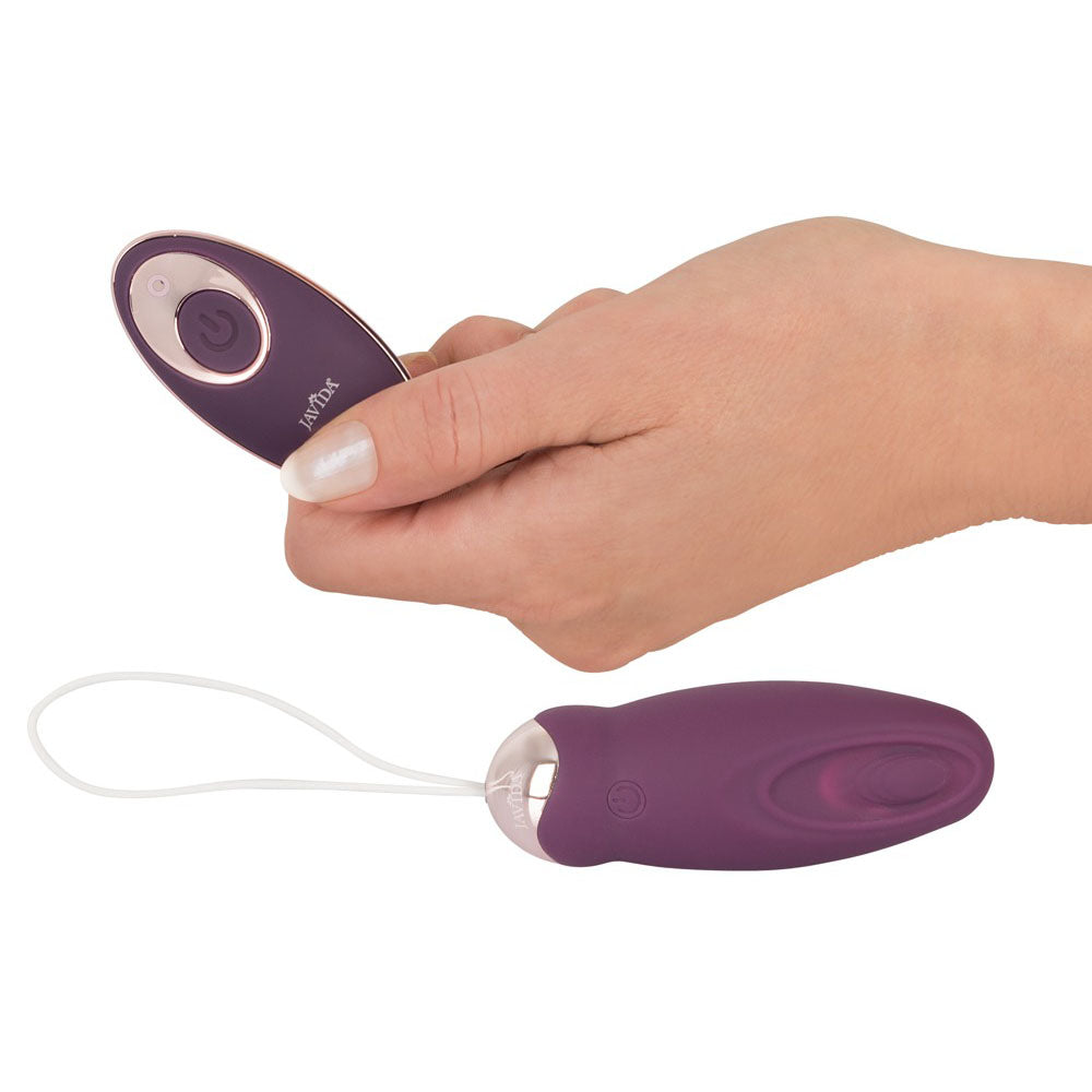 You2Toys Javida knocking love ball in pink, a rechargeable vibrating egg for intimate play.