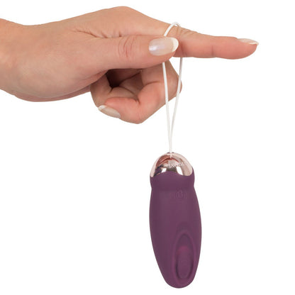 A rechargeable love ball vibrator in a smooth, rounded design by you2toys.