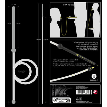 you2toys medical instrument, a steel urethral dilator for medical or adult use.