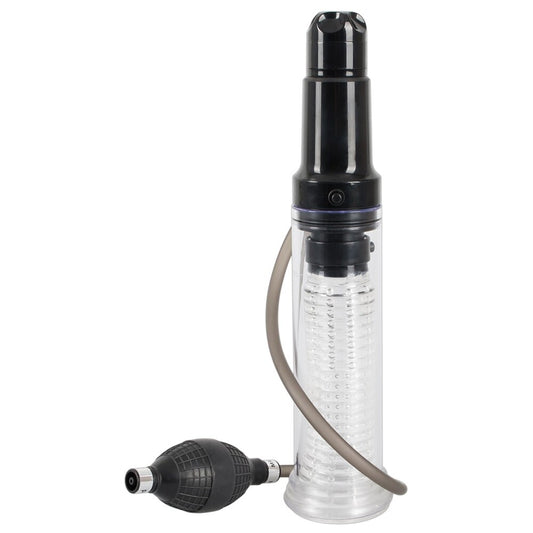 You2Toys vibrating multi pump 2-in-1 masturbator, a penis developer for enhanced pleasure.