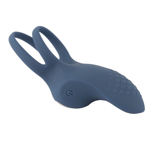You2Toys rechargeable double love ring vibrator made from smooth, body-safe silicone