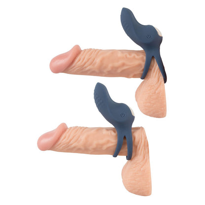 You2Toys rechargeable silicone vibrating love ring, designed for couples, with a smooth finish.