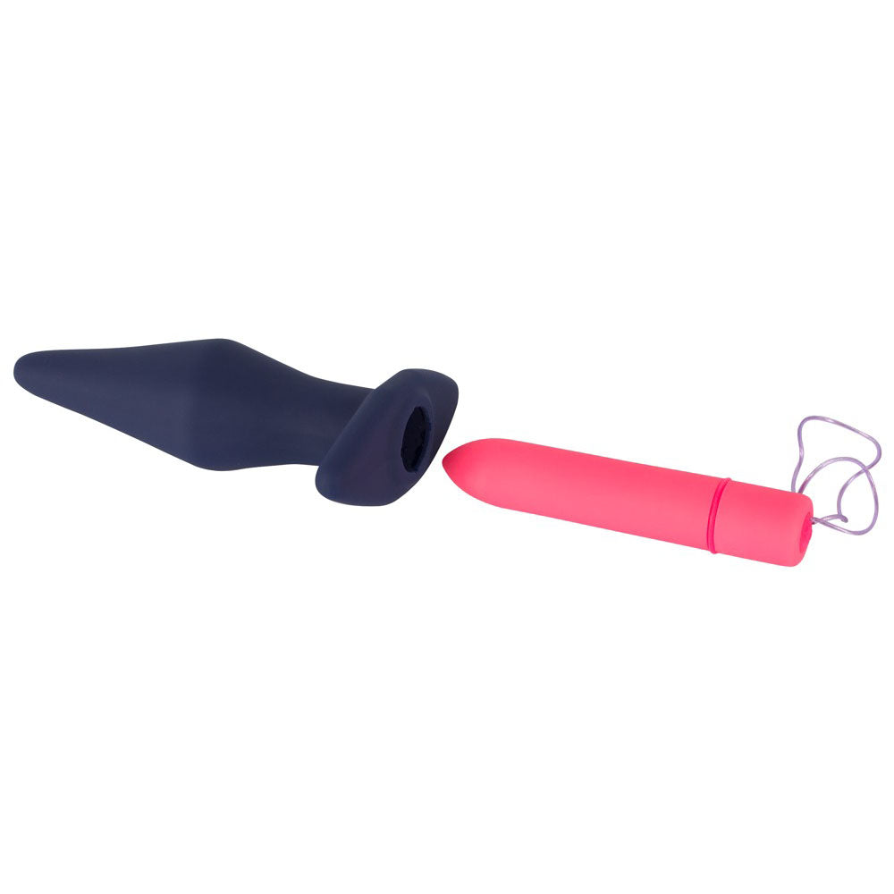 You2Toys rechargeable vibrating butt plug with remote control, smooth finish, for pleasure.