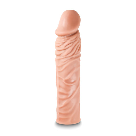 Flesh brown, 7.4 inch penis extender made by various toy brands.